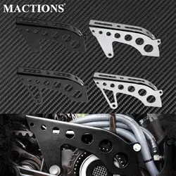 Motorcycle Black/Chrome Drive Pulley Cover Front Pulley Guard Aluminum For Harley Sportster XL 883 1200 Roadster 48 72 SuperLow
