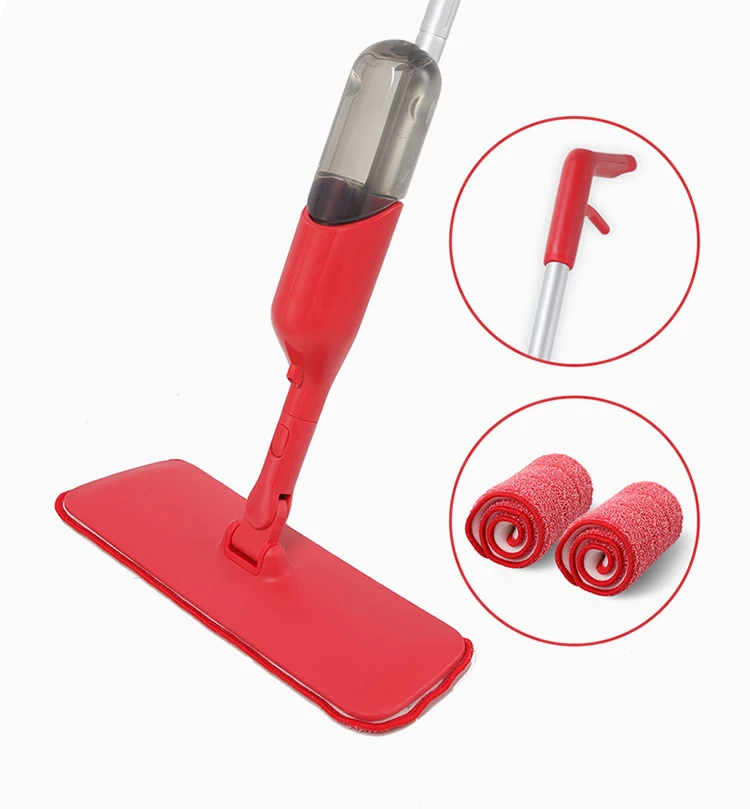 

Eyliden Spray Mop with 360 Degree Handle Reusable Microfiber Pads for Home Kitchen Wooden Floor Ceramic Tiles Floor Cleaning