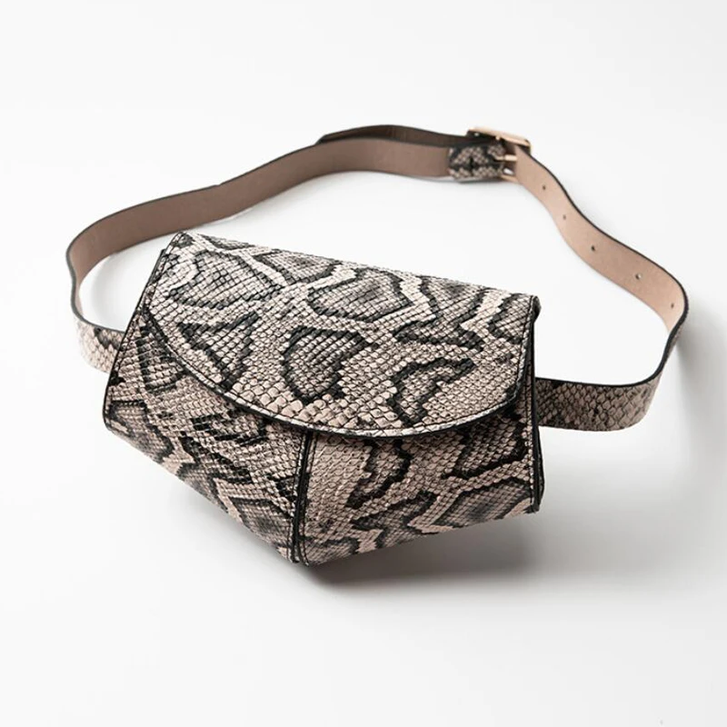 Women Vintage Fanny Pack PU Leather Waist Belt Bags Fashion Designer Mini Round Chest Bag Fashion Decor Casual Pouch Coin Purse