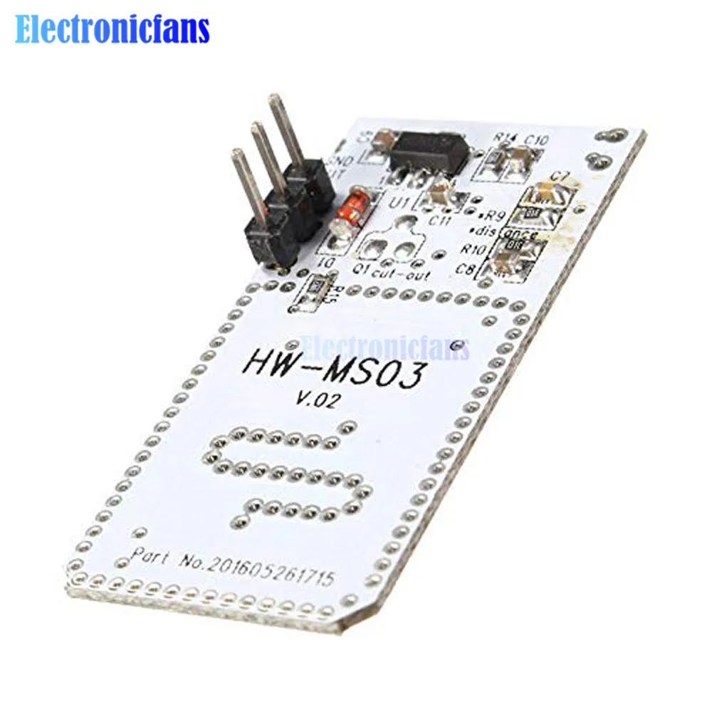 HW-MS03 High Performance Motion Sensor 2.4GHz to 5.8GHz Microwave Radar Human Body Induction PIR Switch Module for Arduino Diy