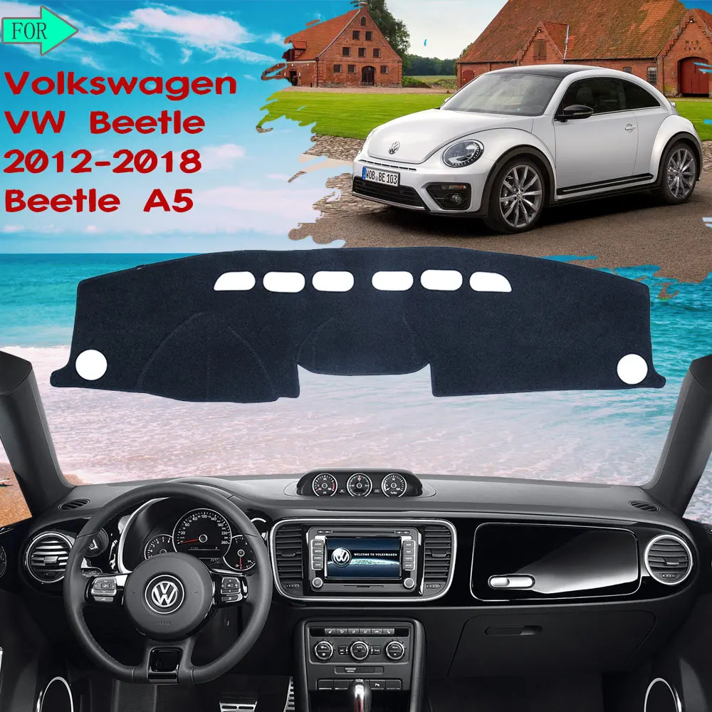

Коврик для приборной панели, ковер, избегайте света, Pat для Volkswagen VW Beetle 2012 ~ 2018 2013 2014, аксессуары для интерьера автомобиля, товары