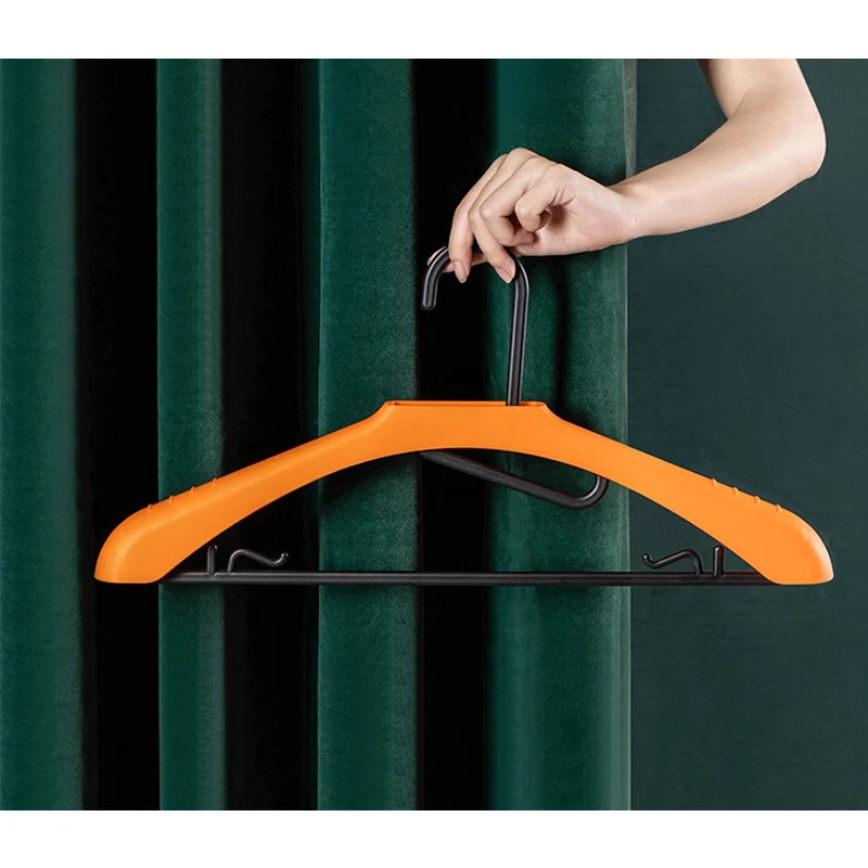 

Sainwin 10pcs/lot 40cm Adult Plastic clothes hanger Non-slip non-trace ,Clothes store hangers