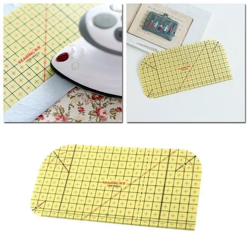 

Hot Ironing Ruler Patchwork Tailor Craft DIY Sewing Supplies Measuring Tool PXPA