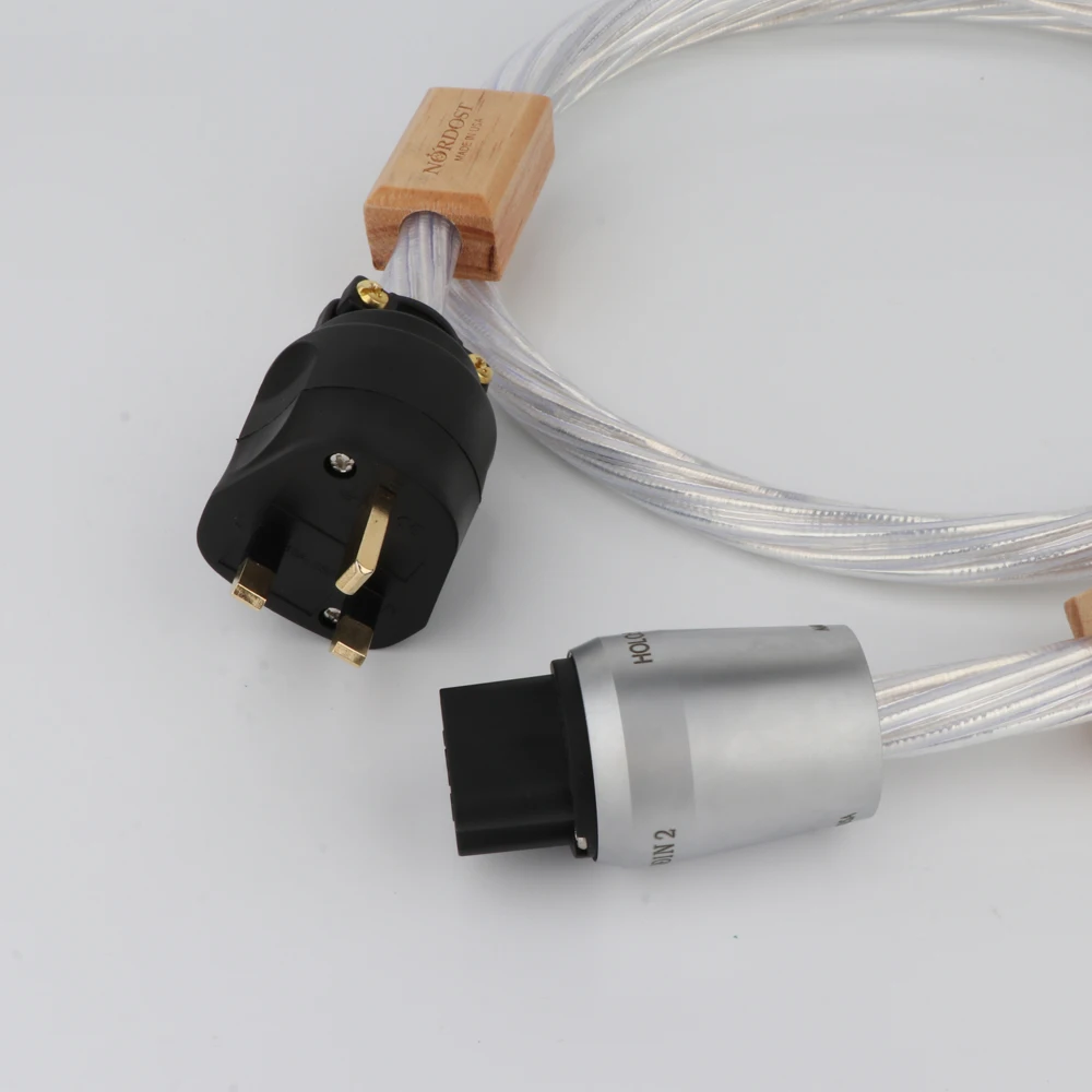 Imagem -06 - Nordost Odin Reference ac Power Cabo Cabo de Alimentação Principal Ofc Banhado a Prata Banhado a Ouro uk Power Plug Alta Qualidade