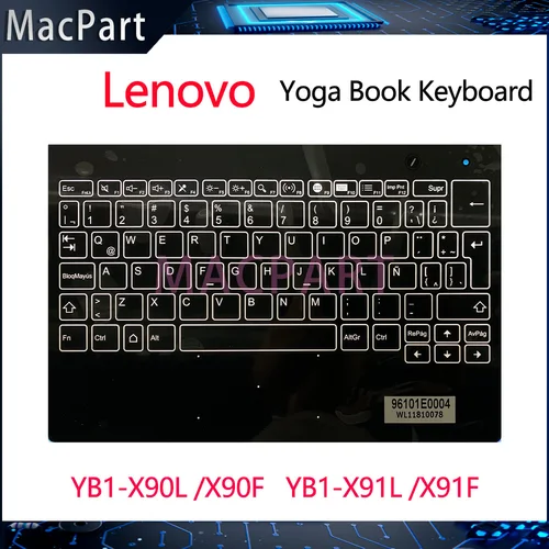 Imagen 1 del producto Nuevo teclado Original para 10,1 ""Lenovo Yoga Book Yogabook YB1-X90L YB1-X90F YB1-X91L YB1-X91F X90 X91 cubierta superior con reposamanos