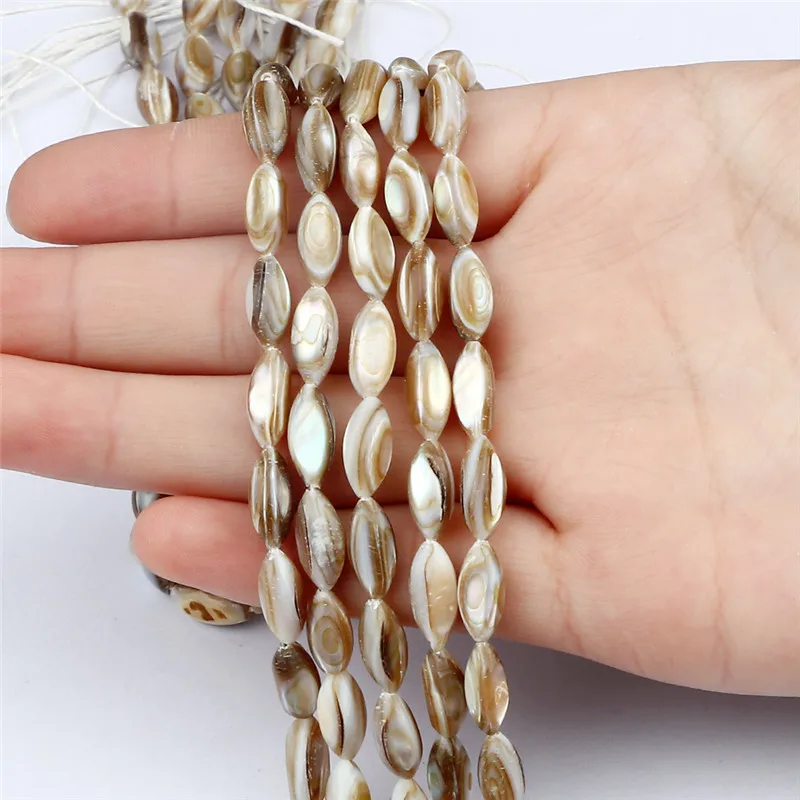 New Wholesale Natural Shells Loose Beads Beef Tendon Freshwater Mother Of Pearl DIY Jewelry Necklace Bracelets Making Accessorie