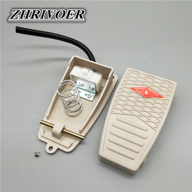 AC 380V DC 220V SPDT Momentary Control Foot Pedal Switch EKW-5A-B for Spot Welding Machine