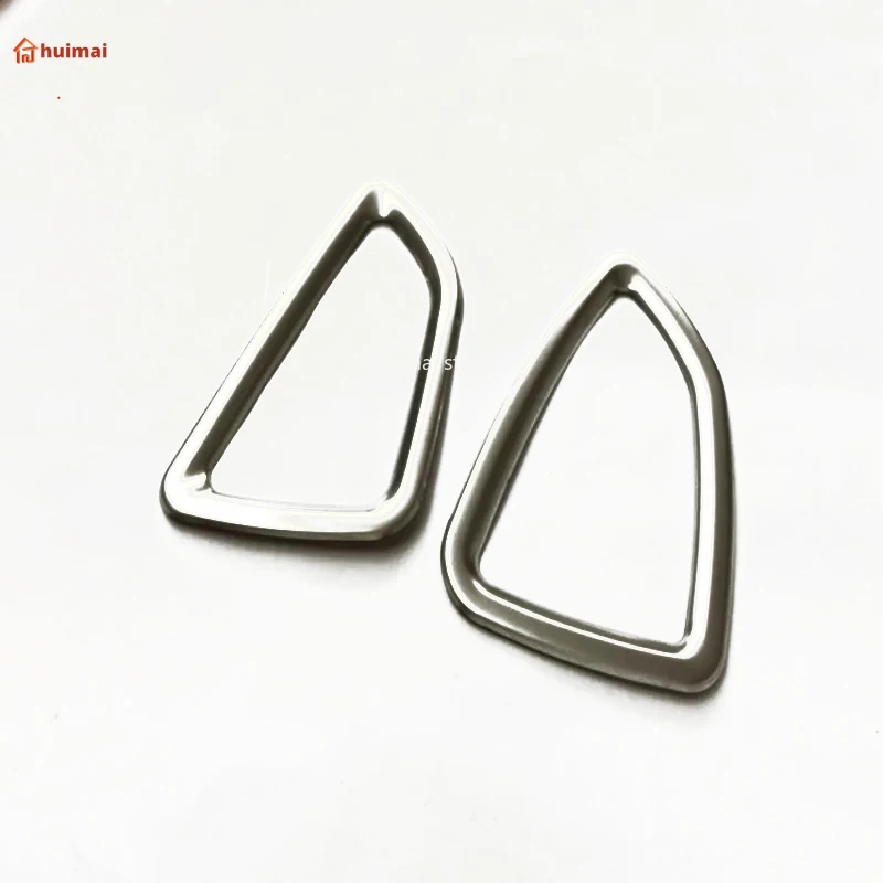 For Hyundai Tucson 2015- 2019  carbonfiber Dashboard Air Conditioner AC Outlet Vent Frame Cover Trim Silver ABS Sticker image 6