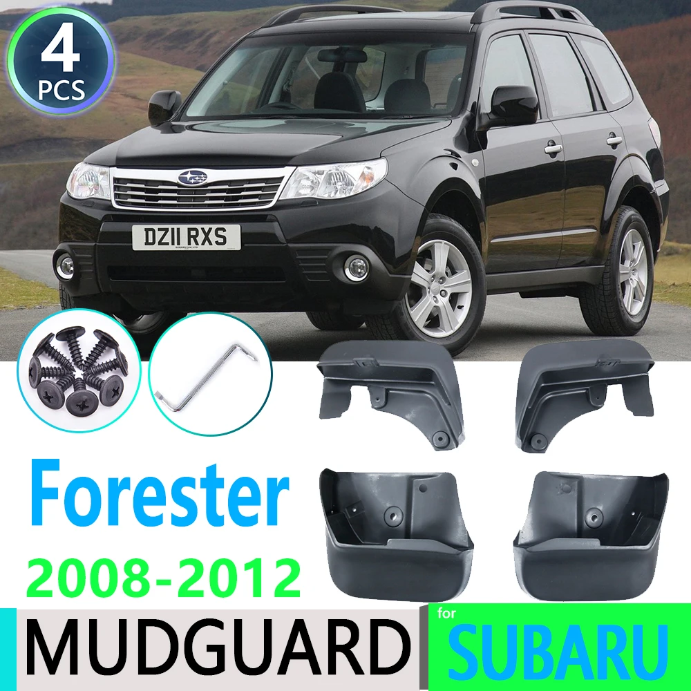 for Subaru Forester SH 2008 2009 2010 2011 2012 Fender Mudguard Mud Flaps Guard Splash Flap Car Accessories