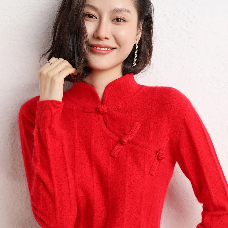 

2023 Autumn Winter New 100% Cashmere Sweater Women Loose Soft Warm Pullover Female Fashion Clothes Girls Tops Knitted Jumper