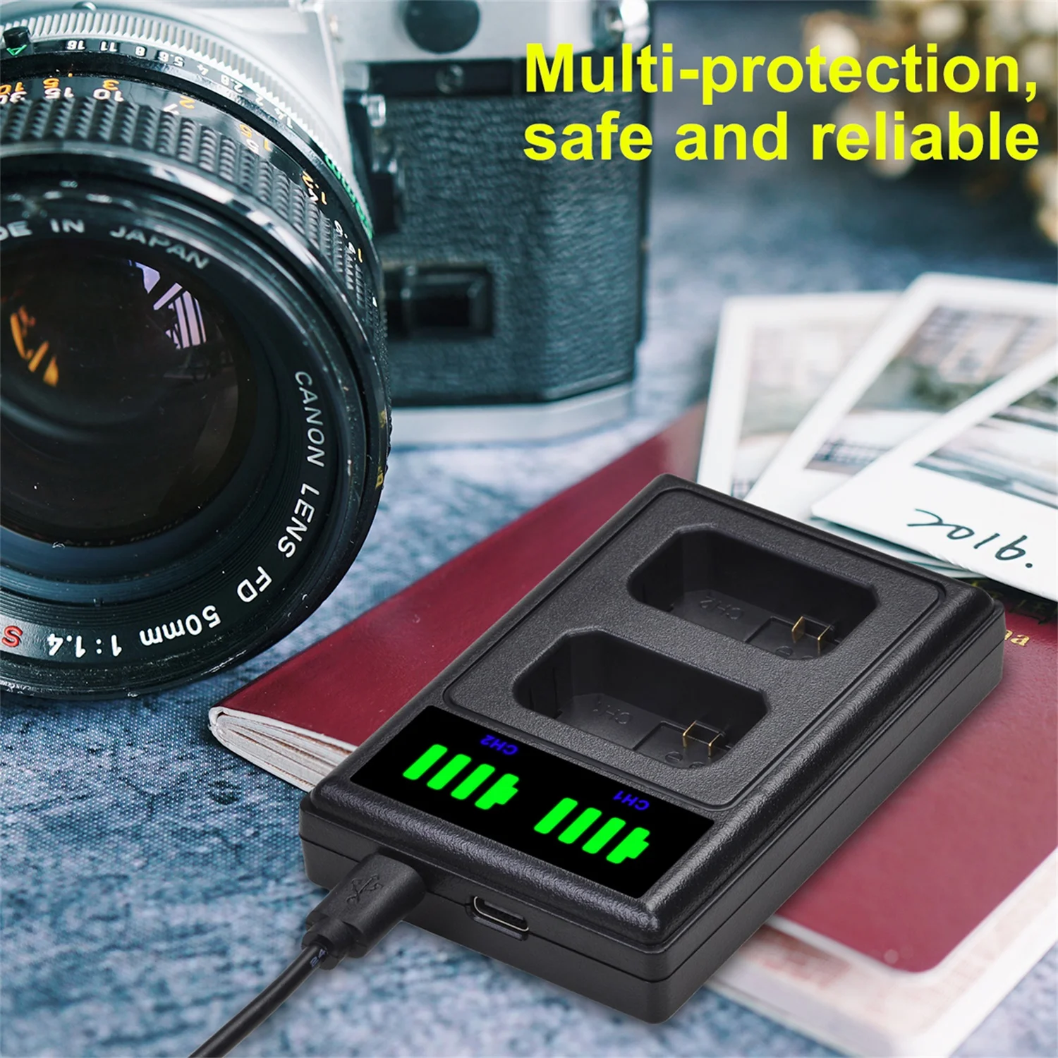 NP FW50 배터리 및 충전기, 소니 NP-FW50 A6000, A6400, A6300, A5100, A3000, A5000, A6500, NEX-3N ZV-E10L