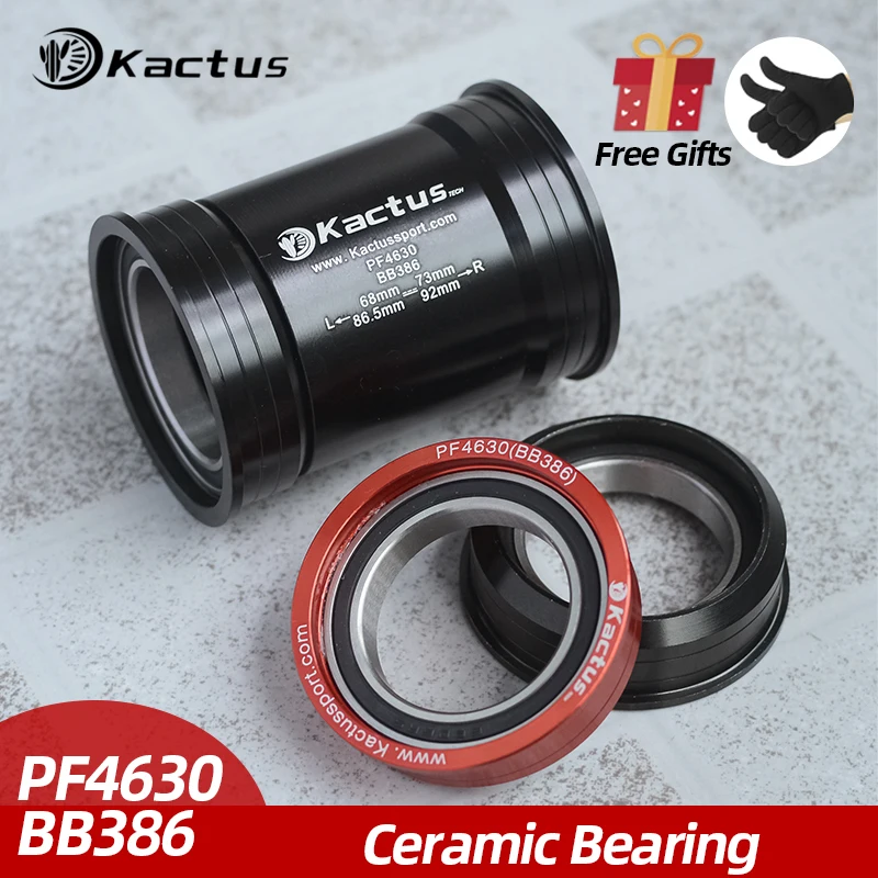 Bike Bottom Bracket BB386 PF4630 for SRAM S-works Cannondale Hollowgram 30mm Road Mountain Bike Axis Ceramic Bracket Cranksets