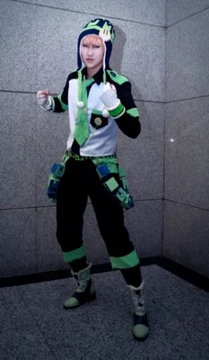 Noiz Cosplay Costume Custom Made Full set (top+pants+hat+badge)