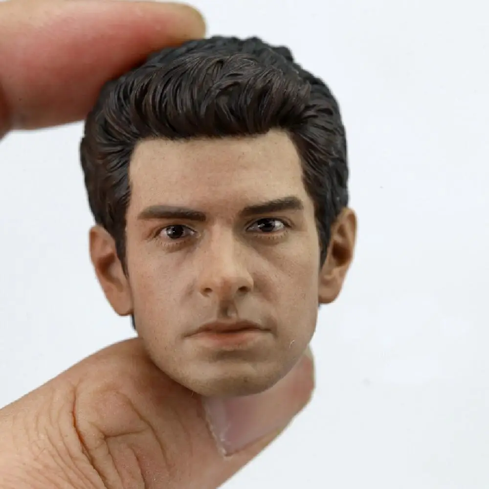 1/6 Scale Head Carving Peter Parker Andrew Garfield Male Model PVC Suitable For 12-Inch Action Figure Body Doll