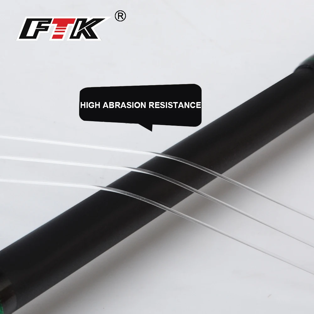 FTK Fluorocarbono líder – Sedal para mosca 100m 4-34 LB