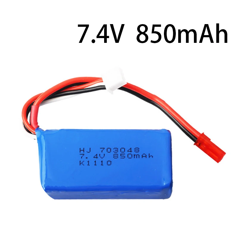 7.4v 850mah 703048 Lipo Battery X600 U829A U829X 907 V912 V262 V353 BQ202 V333 rc Quadrocopter 2S High power lithium polymer