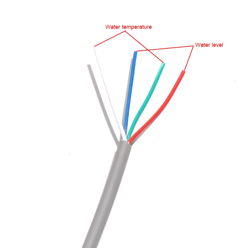 Temperatura de água solar e sensor de nível com cabo de 50cm 4 núcleos para aquecedor de água solar controlador de peças de aquecedor de água solar