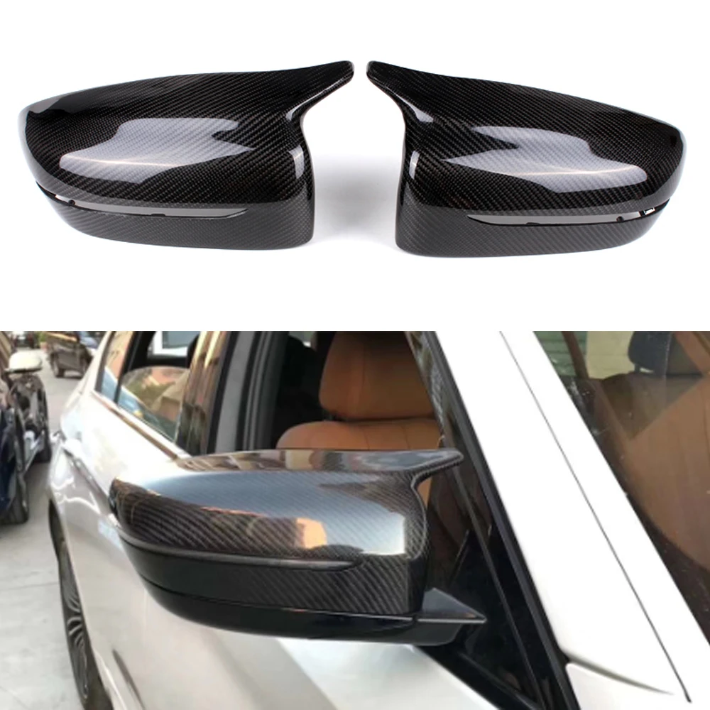 Rear Riew Carbon Fiber Materials Mirror Cap for BMW G30 G31 G38 G32 G11 G12 Left Hand Drive Replacement Mirror Caps