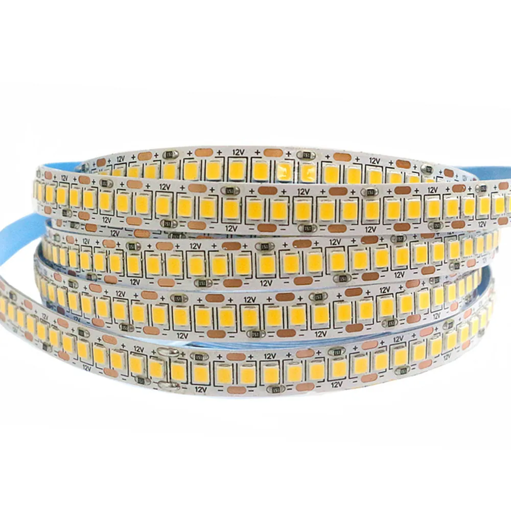 

5 м/лот 12 В постоянного тока 60 светодиодов/м 120 светодиодов/м яркий SMD 2835 красный зелёный синий свет s водонепроницаемая лампа 24 В постоянного тока 240 светодиодов/м Светодиодная полосветильник