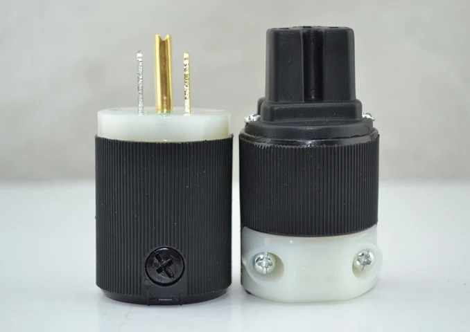 

Hifi HBL8215C USA Power Plug&IEC Connecter pair