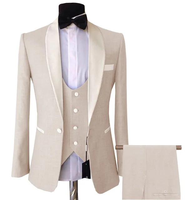 

Colorful Italian Mens 3 Pieces Suits Slim Fit Business Groom Jacket Tuxedos Blazer for Wedding Prom Evening(Blazer+Vest+Pants)