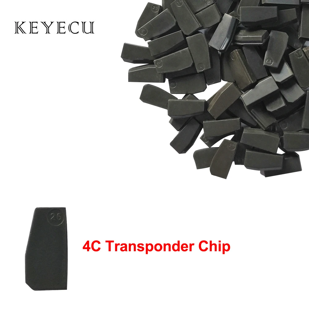 

4C Chip Blank Transponder ID 4C Carbon Car Key Chips Not Coded ID4C For Toyota Camry Prado Corolla Crown Ford 2005-2011