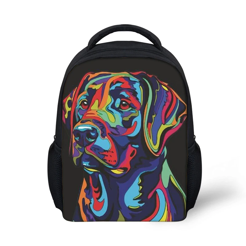 Customzied Girls Kindergaten School Bags Cute Labrador Printing Schoolbag Backpack for Kids Baby Small Bagpack Daypack Satchel