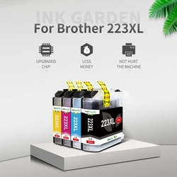 Cartucho de tinta para impresora Brother LC223 LC, recambio de tinta Compatible con 223XL LC, DCP-J4120DW, MFC-J4420DW, J4620DW, 4625DW, XL, 223