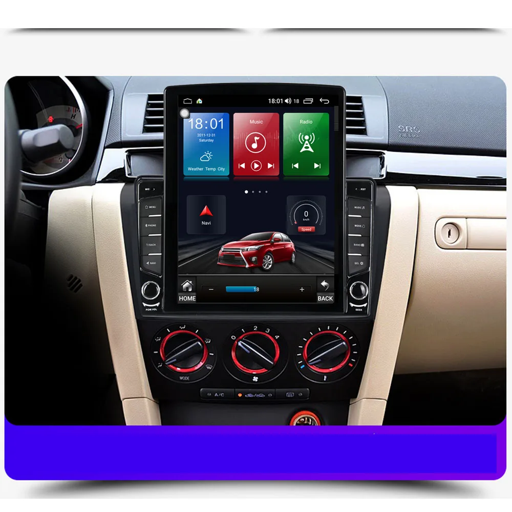 Tesla Screen Player Car Multimedia IPS DSP Android 10 64GB For MAZDA3 2004-2009 Audio Radio stereo GPS Navi Head Unit