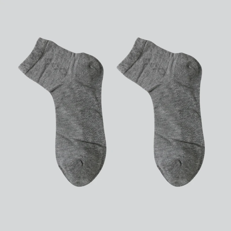 DONG AI 1 par de calcetines tobilleros cortos para hombre, cómodo calcetín fresco de algodón peinado, calcetín masculino transpirable de negocios, medias para hombre