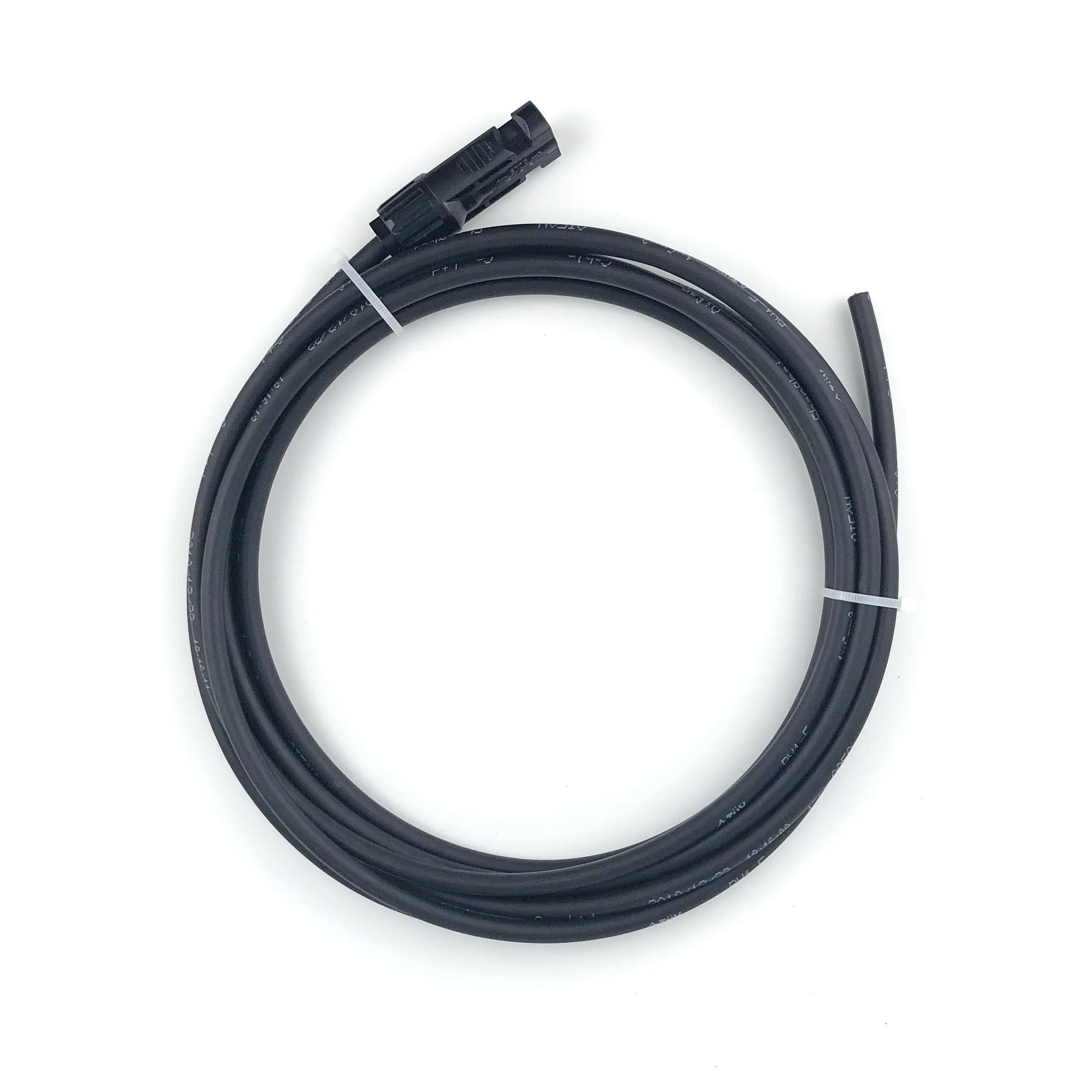 1 paar Solar Panel Verlängerung Kabel Kupfer Draht Schwarz und Rot mit Stecker Solar PV Kabel 2,5 mm2 14 AWG solar kabel