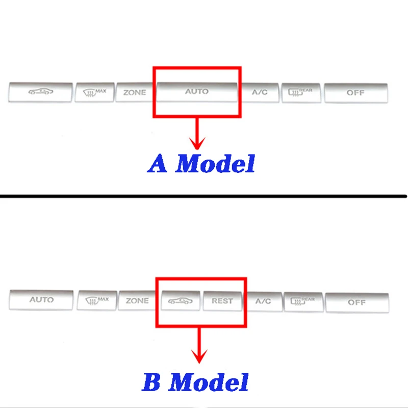 Pulsanti del climatizzatore della Console dell'automobile rivestimento decorativo della copertura per Benz classe E W212 C207 2009-2015 accessori interni