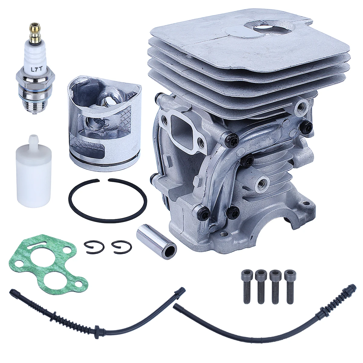 41 مللي متر اسطوانة مجموعة كبّاس ل Husqvarna 435 435e 440e 440 II بالمنشار استبدال 504 73 51-01 واط فلتر الهواء خط الوقود شرارة التوصيل