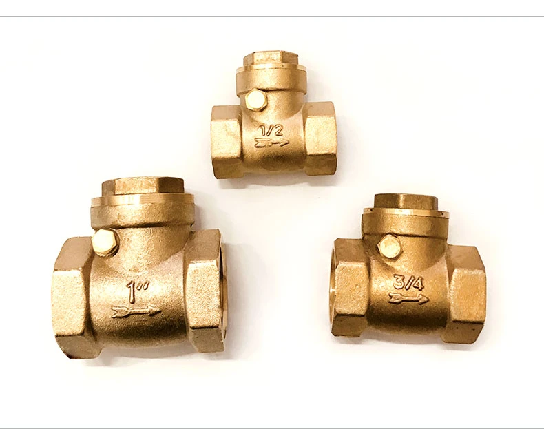 1/2 "3/4" 1 "2" 3 "4" messing Horizontale Überprüfen Ventil Alle Kupfer Innengewinde überprüfen Ventil – Detail 5