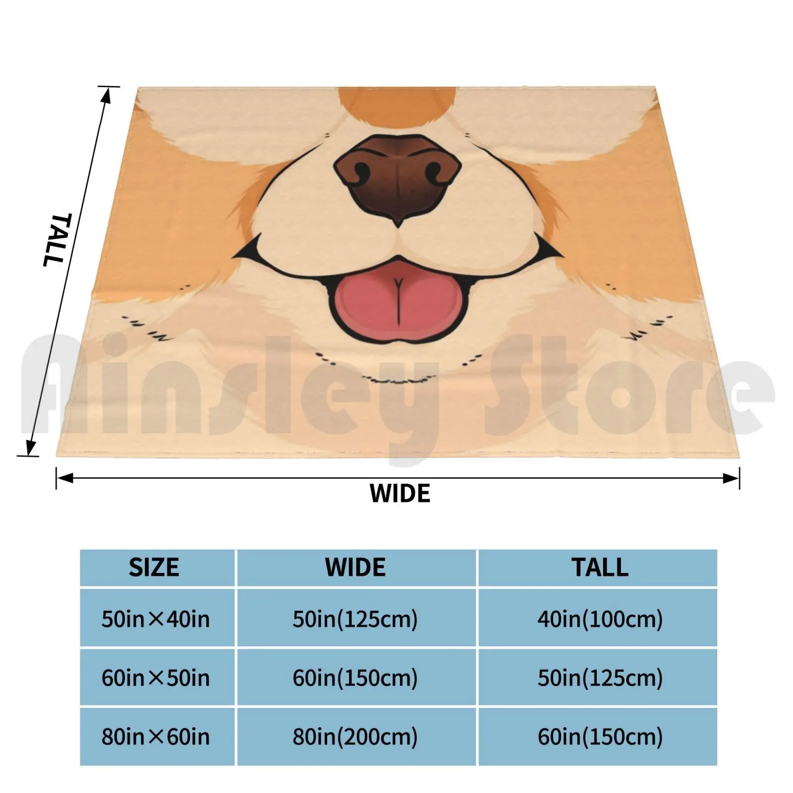 Pomeranian Muzzle Blanket Fashion Custom 2380 Pomeranian Pomchi Puppy Furry Rhari Dog Fawn Cream Pom Boo Boo