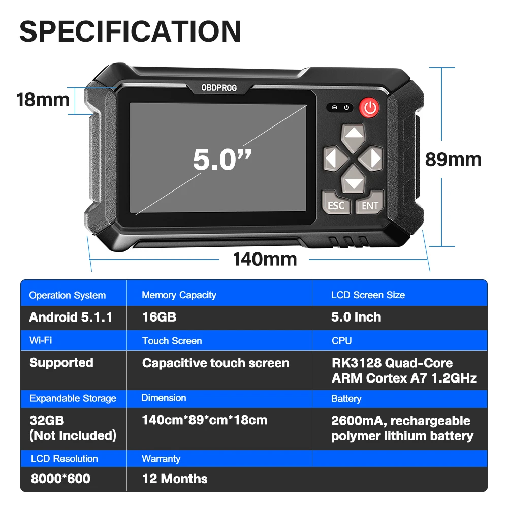 2023 OBDPROG MOTO 100 Motorcycle OBD2 Scanner Full System ECU Coding Auto Diagnostic Tool Motor Analysis Tools For KTM/Yamaha