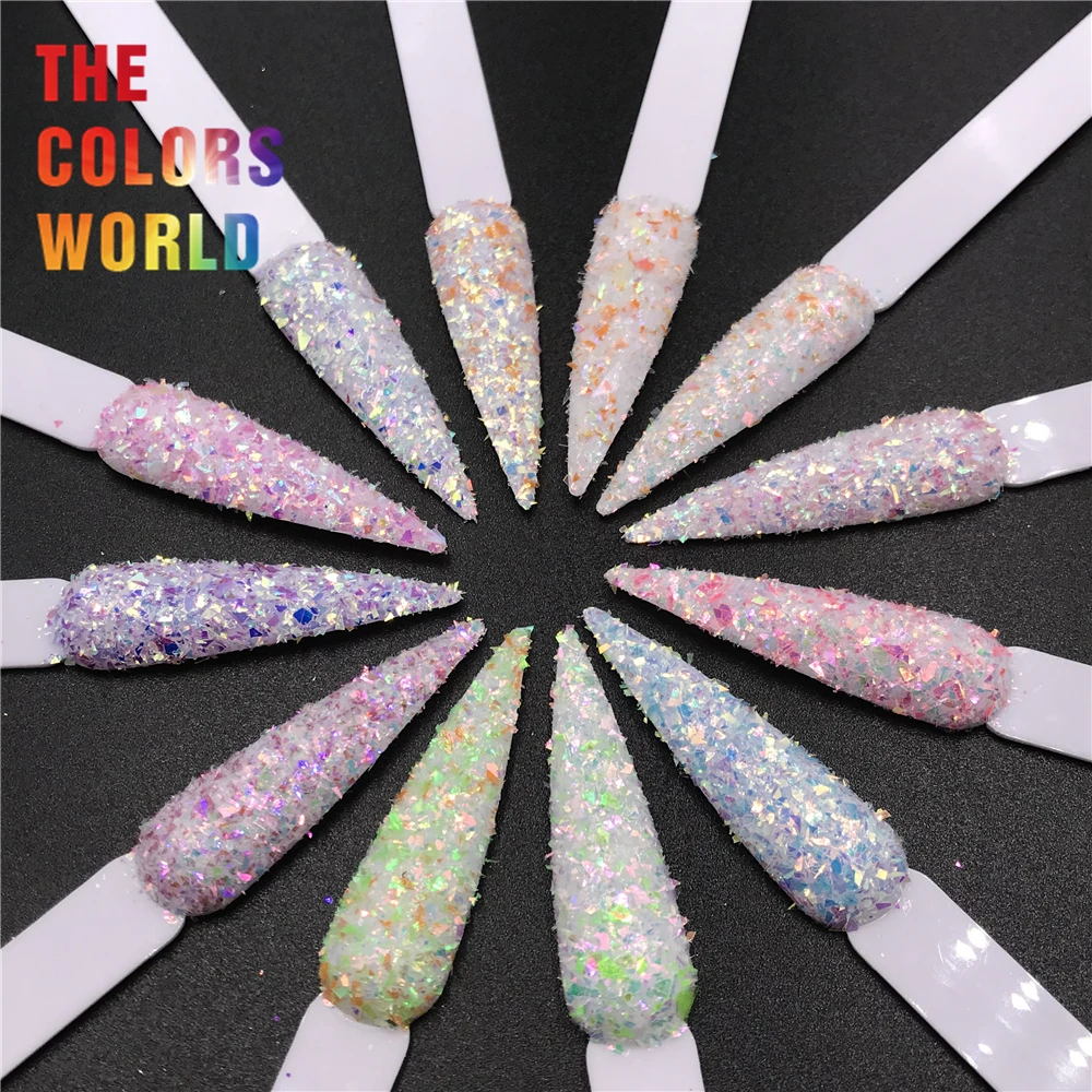 TCT-543 Shards Irregular Nails Glitter Nail Art Decoration 네일 아트 Handwork DIY Manicura arte de uñas Tumbler Crafts Accessories