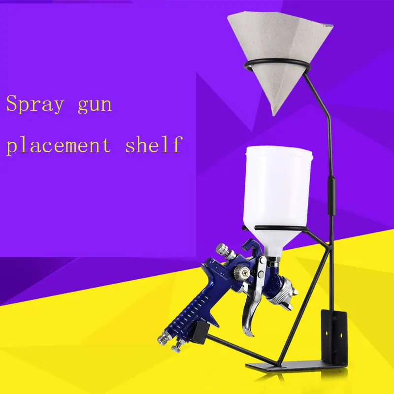 The Car Spray Gun Rack Can Be Placed On The Display Rack Fixed Paper Funnel Tool Can Be Used For Nailing The Wall