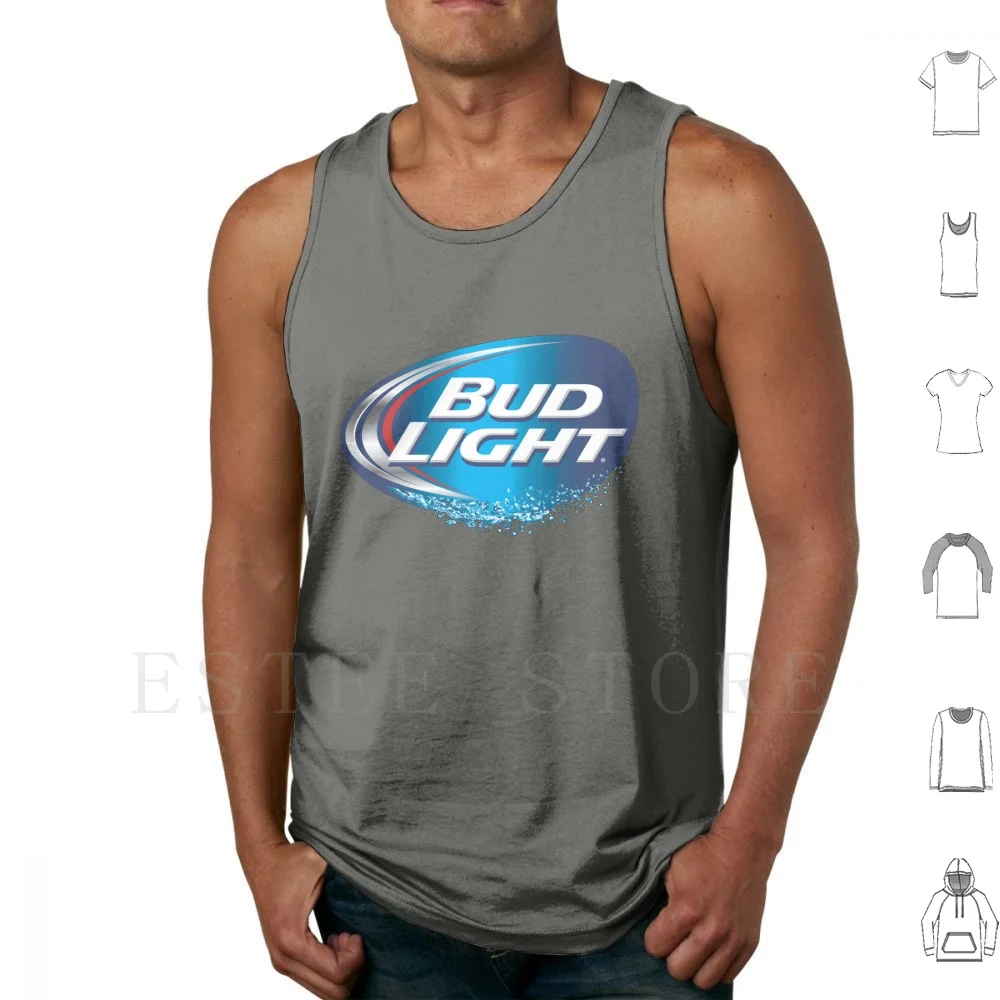 Bud Light Tank Tops Vest Bud Light Bud Light Logo Bud Light Brand Beer Logo Budweiser Beer Brew Can Drinking College Dorm