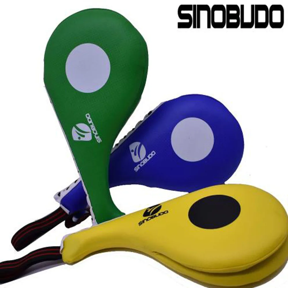 SINOBUDO Taekwondo Foot Target Double Kick Pad durevole Foot Target Boxing Sanda Training Hand Kick Pad sacco da boxe adulto Kid