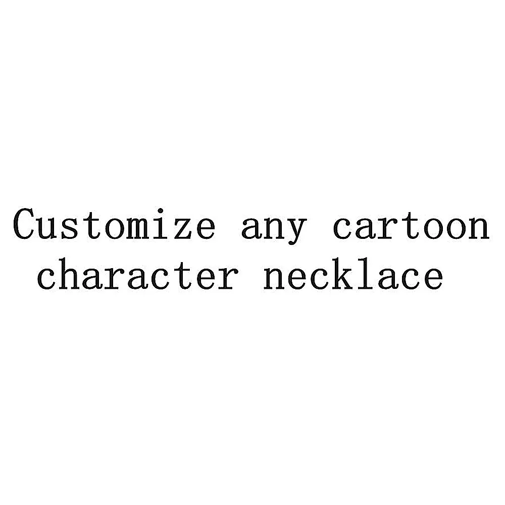 

AurolaCo Custom Name Necklaces Personalised Any Cartoon Character Necklace Pendants for Kids Stainless Steel Nameplate Jewelry