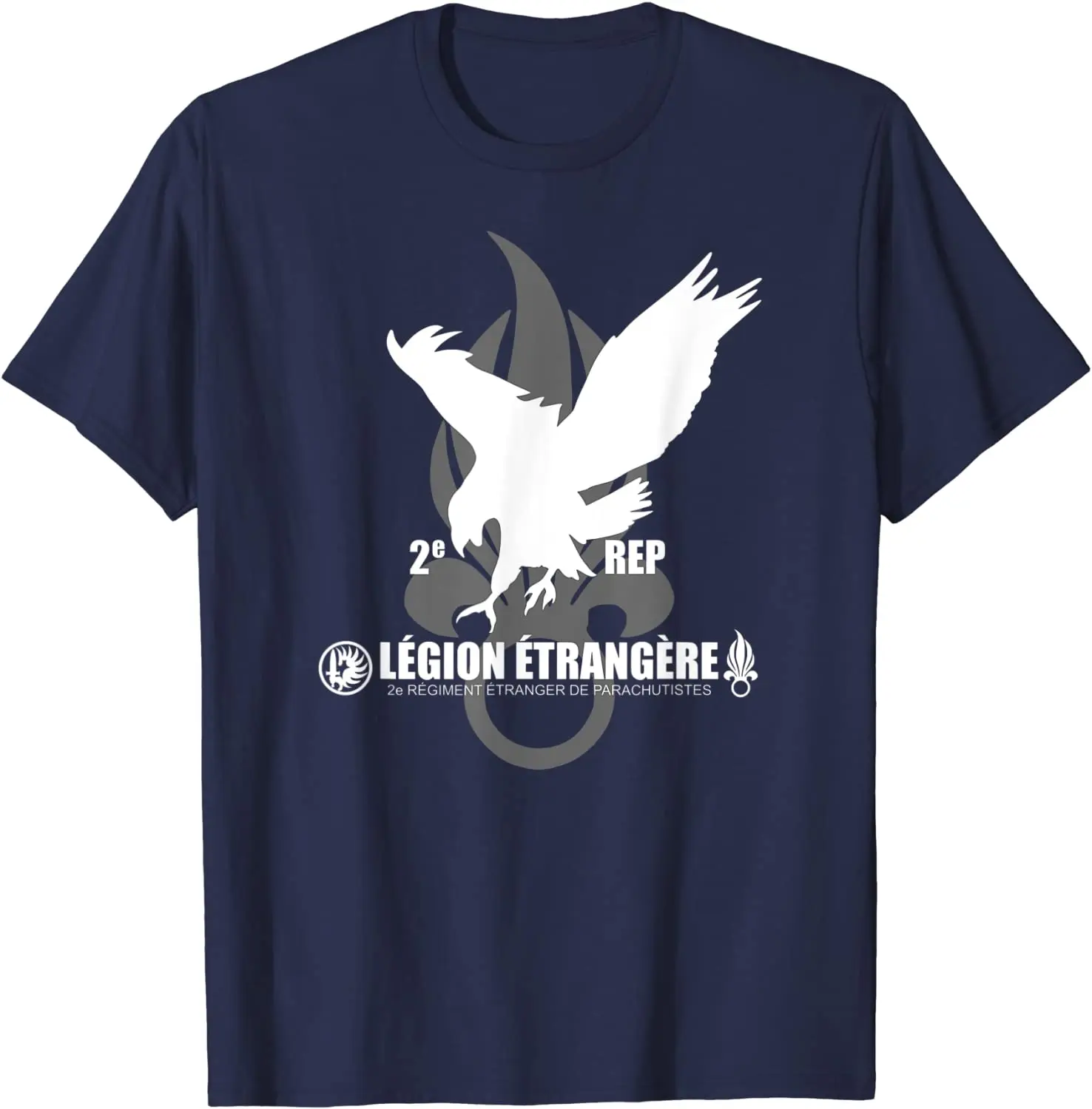 Foreign Legion Paratrooper Men T-shirt 2 Rep Short  Casual  100% COTTON  O-Neck  men clothing