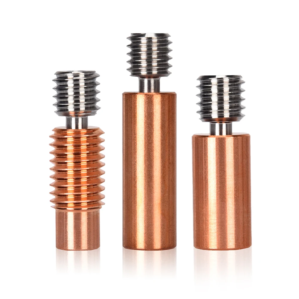 BIQU E3D-V6 Double Metal Heatbreak Titanium Alloy Stainless Steel Throat  For Upgrade MK8 Hotend Ender3 V2 3D Printer Parts