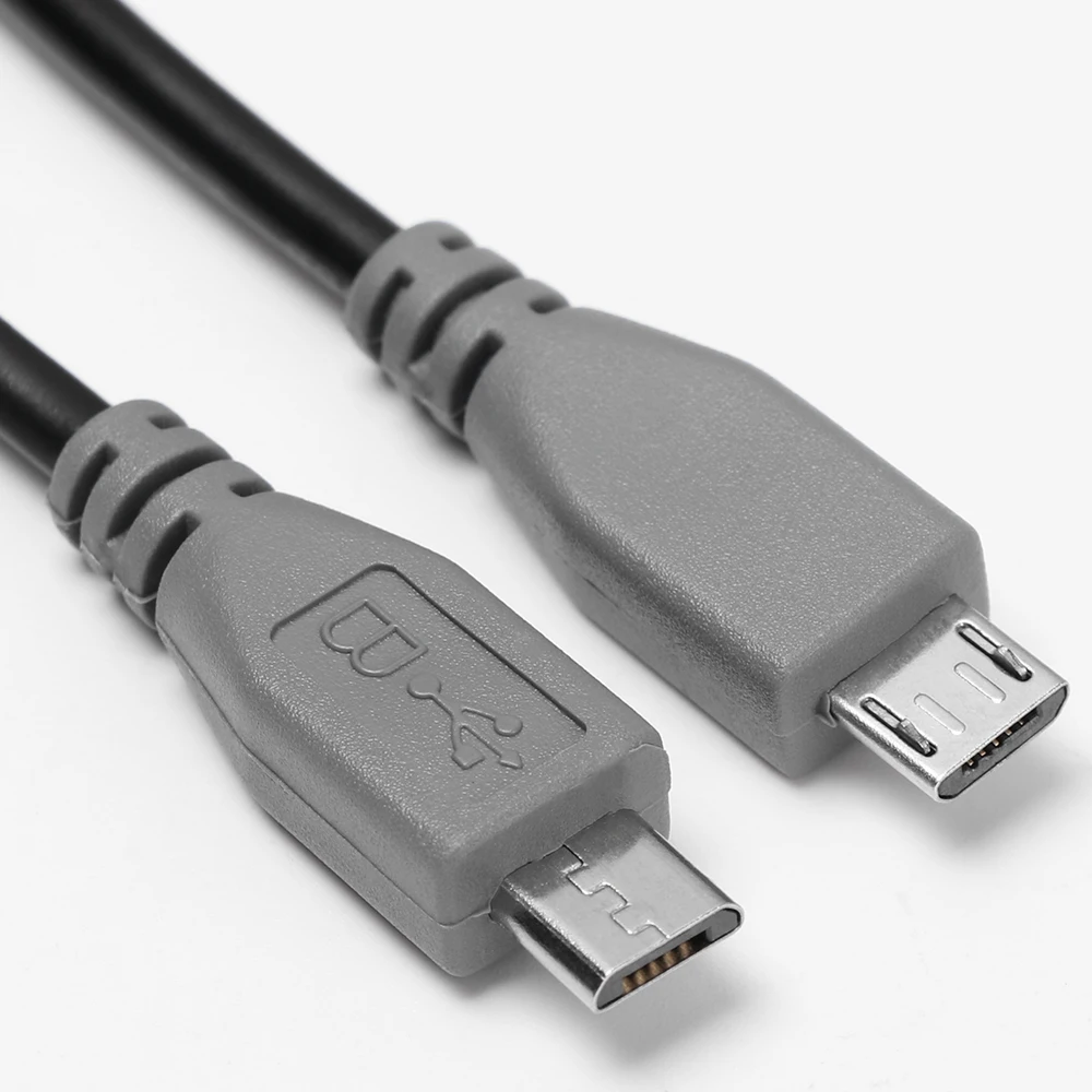 5 Pin Micro USB Male To Micro USB Male OTG Converter Adapter Lead Data Cable Charging Cord For Phone Tablet