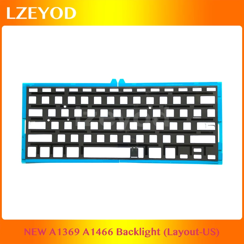 Nuevo teclado retroiluminado A1369 A1466 para Macbook Air 13 "A1369 A1466 retroiluminación del teclado estadounidense MD231 MD232 MC503 MC504 reemplazo