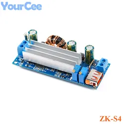 ZK-S4 80W High Power DC-DC USB Step Up Boost Buck Board Module 2-24v CC CV Constant Voltage Constant Current Boost Power Board