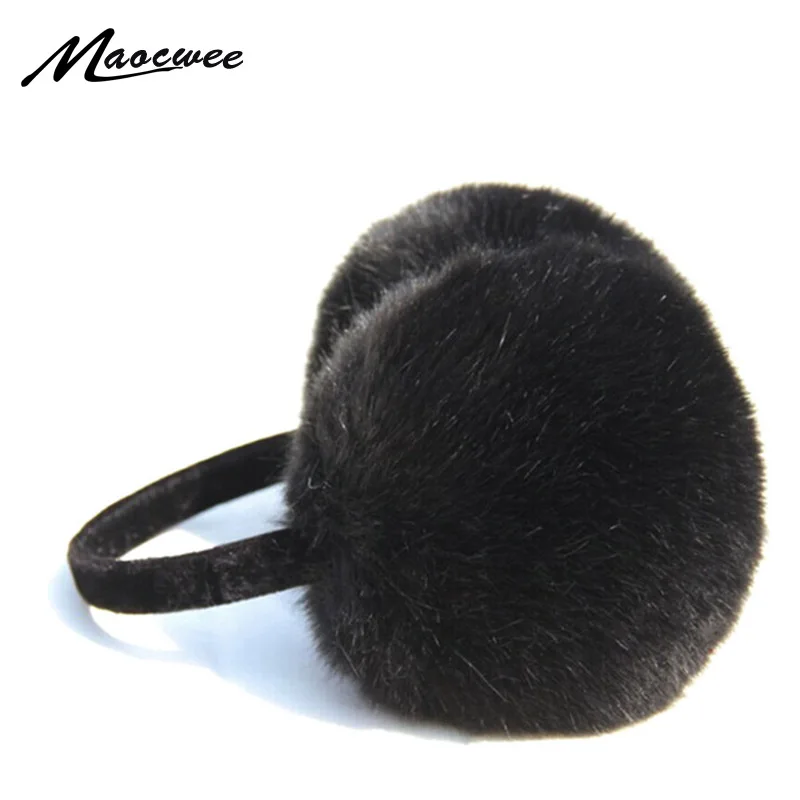 2018 Adult Winter Women Men Ear Warmer Earmuffs Lovers Ear Warmer Plush New Faux Rabbit Fur Ear Muffs for Girl Women Hot Sale