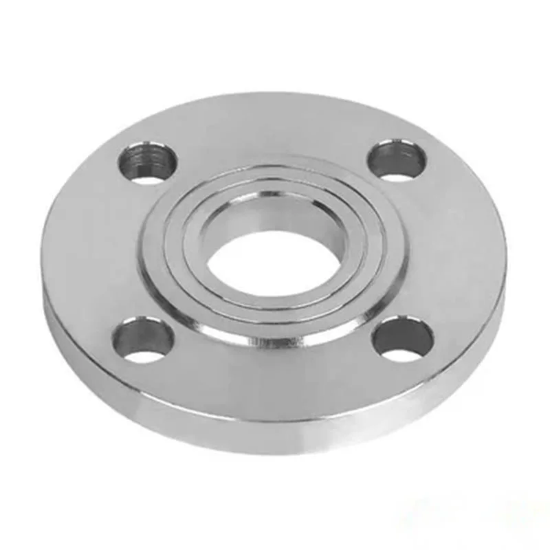 

304 Stainless Steel PN10 Plated Flange With Four Bolt Holes Flange DN65/DN80/DN100/DN125