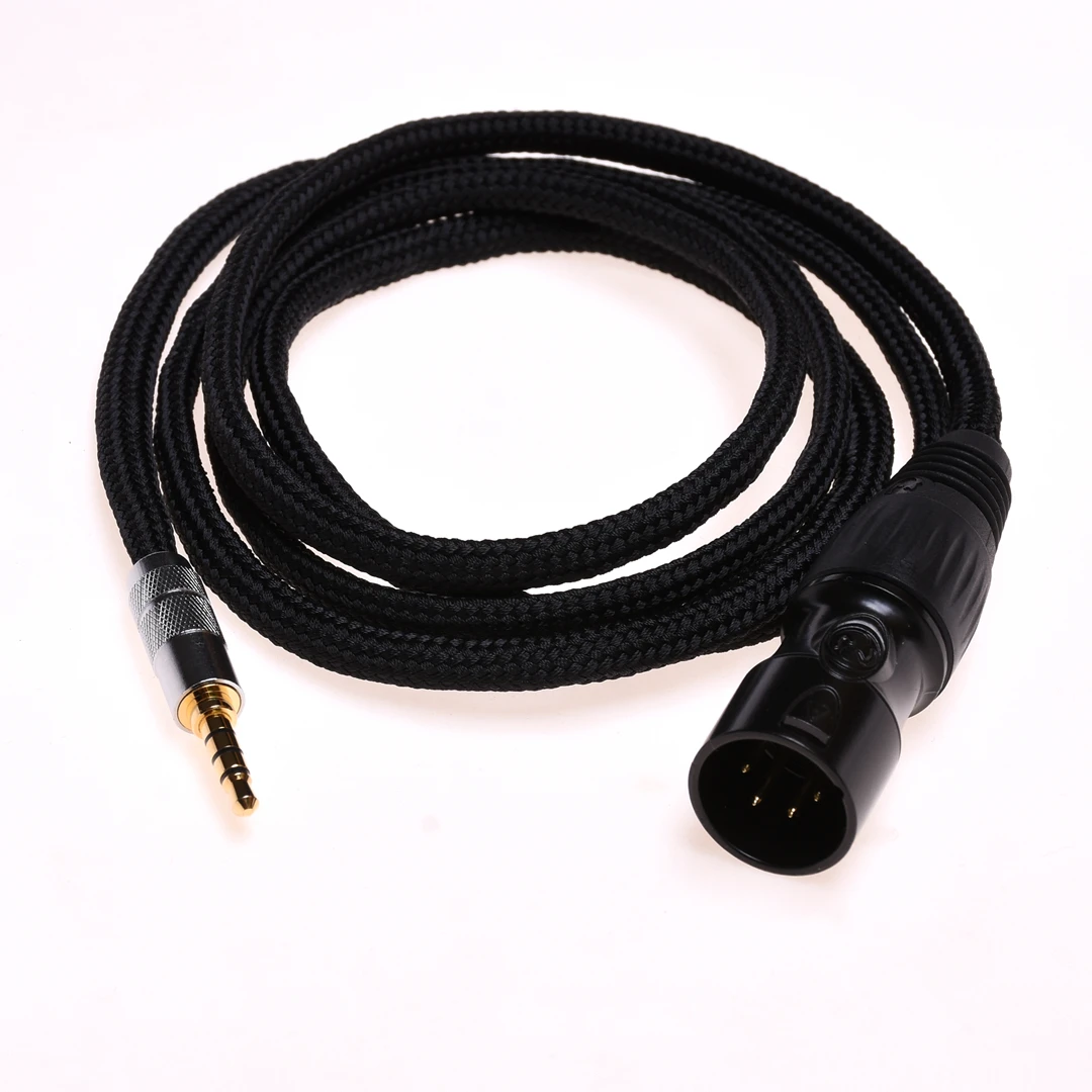 1Meter TRRS 4-Pin 3.5mm Male to 4-pin XLR Headphone Audio Adapter Silver Plated Extension Cable