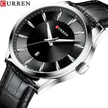 Men's Leather Strap Quartz Watch #2